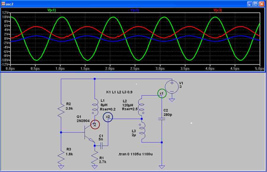 MW oscillator ~ 1000kHz