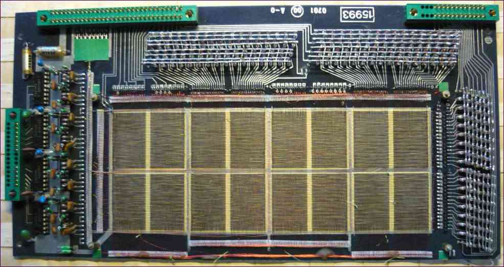 512B ferrite memory PCB